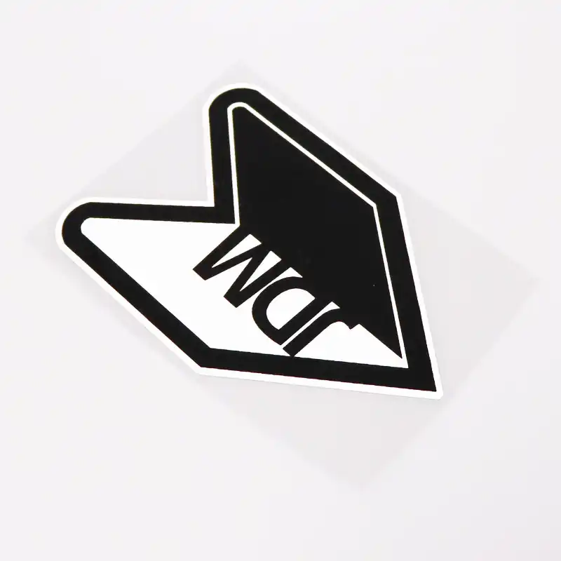 YJZT 9 см * 14 Мода JDM Стайлинг автомобиля Светоотражающая Водонепроницаемая