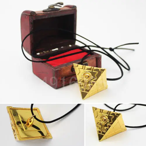 OHCOMICS аниме Yu Gi Oh! Seven Artifact Millennium Puzzle Золотое металлическое ожерелье + коробка