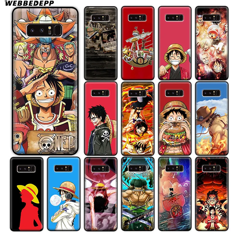 WEBBEDEPP One Piece Hero Soft Silicone Case for Samsung Galaxy A9 A8 A7 A6 Plus 2018 A5 A3 2017 2016 Note 9 8 |