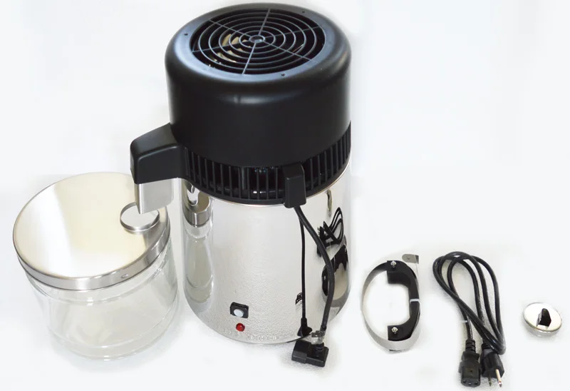 

Household 4L Water Distiller Distilled Water Machine Distillation Purifier Filter Stainless Steel Dental Laboratory Water Filter