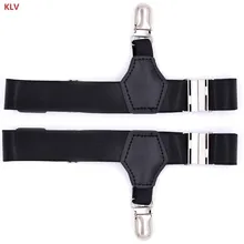 KLV 2 шт эластичные мужские носки подвязки подтяжки утки зажим ручка регулируемая