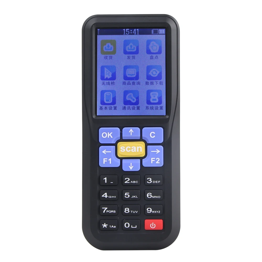 اللاسلكية البسيطة البيانات جامع يده الباركود ماسح ليزر الباركود قارئ ل POS محطة المخزون RD-C6