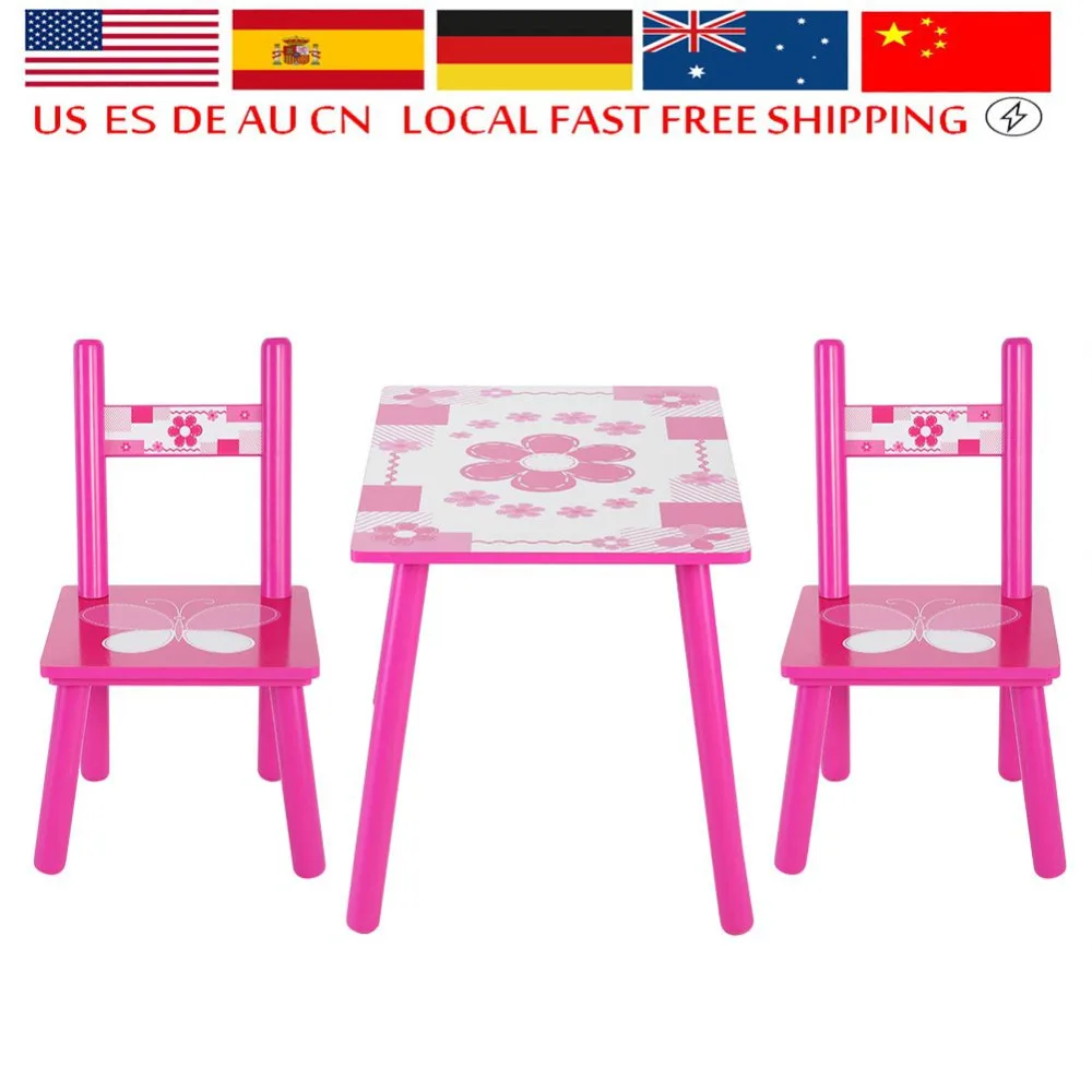 

New Style Kids Wooden Table and Chair Set Children Playing Painting Auxiliary Tools Household Child Studying Accessories