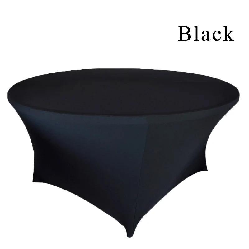

5 Ft Round TableCloth 6 Ft Stretch TableCloth Spandex TablesCover Tablecloths For Wedding Lycra Cloth Table
