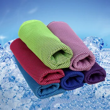 

Drop Shippig 90x30cm Breathable Sports Ice Towel Instant Cooling Towel Quick-Dry Sport Towel for Outdoor Fitness Exercise