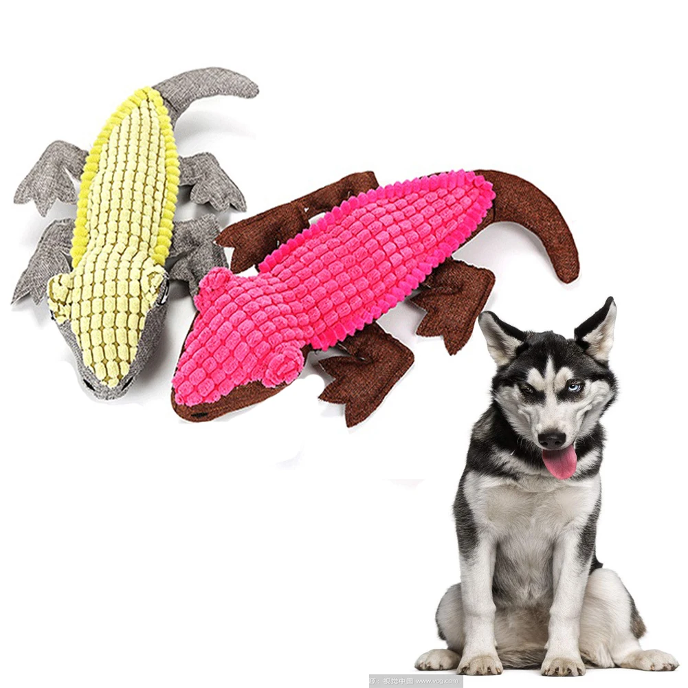 Dog Pet Scratch Toy Lizards shape Sound toys Squeaker Squeaky Dog Puppy