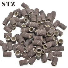 STZ 30 шт. шлифовальные ленты 8" 100" 12" УФ Гель-лак для удаления фрезерные электрические сверла для ногтей пилочный станок аксессуар инструменты для дизайна ногтей