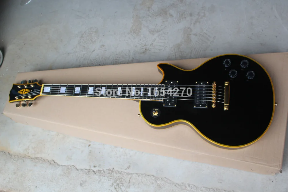 

Free shipping Hot selling Custom Shop Top quality Ebony fingerboard G Les CUSTOM Electric Guitar 151022