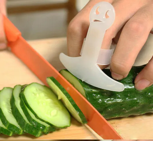 1 шт. Безопасный инструмент для нарезания пластмассы защита для рук Защита для пальцев кухонные приспособления инструменты для кухни