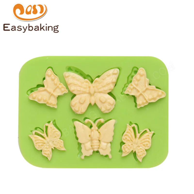 ES-0206 Butterflies Series Silicone Molds Fondant Mould for cake decorating