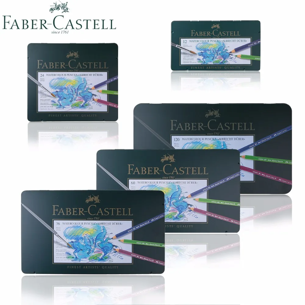 

Faber-Castel Albrecht Durer profissional Artist 120 Watercolor Pencils 60 aquarelle paint pencil set 24 color water soluble pens