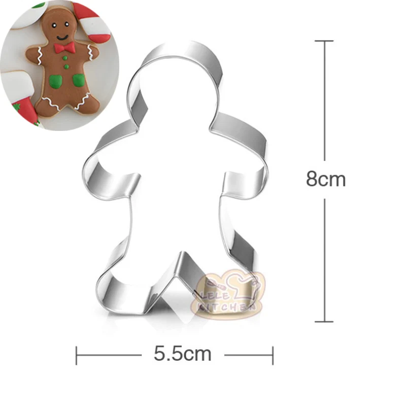 1pcs patisserie reposteria Kitchen Bakeware Christmas series Metal Cookie Cutter Fondant Cake Decor Tool Biscuit Pastry Mould cookie cutter baking mold cookie mould fondant cutter baking decorating tools cookie maker press kit pastry cutter