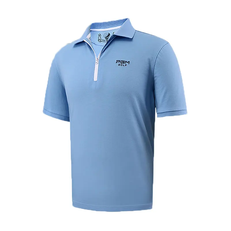 Рубашки для гольфа летняя спортивная теннисная рубашка для мужчин с коротким рукавом спортивная толстовка с воротником-стойкой Мужская дышащая одежда для гольфа AA11834