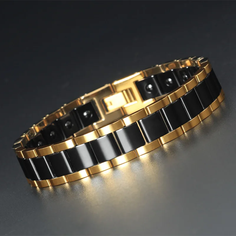 New Fashion Men Jewelry Healthy Energy Bracelet with Ceramic