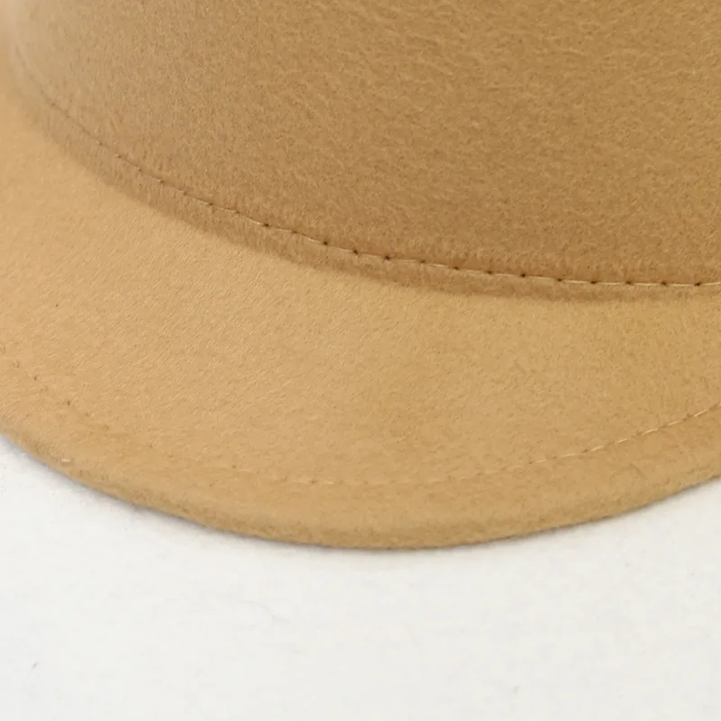 QIUBOSS Обычная шерстяная фетровая шляпа с милыми кошачьими ушками для детей и взрослых Повседневная родитель-ребенок конная шапка Трилби шляпы-котелки