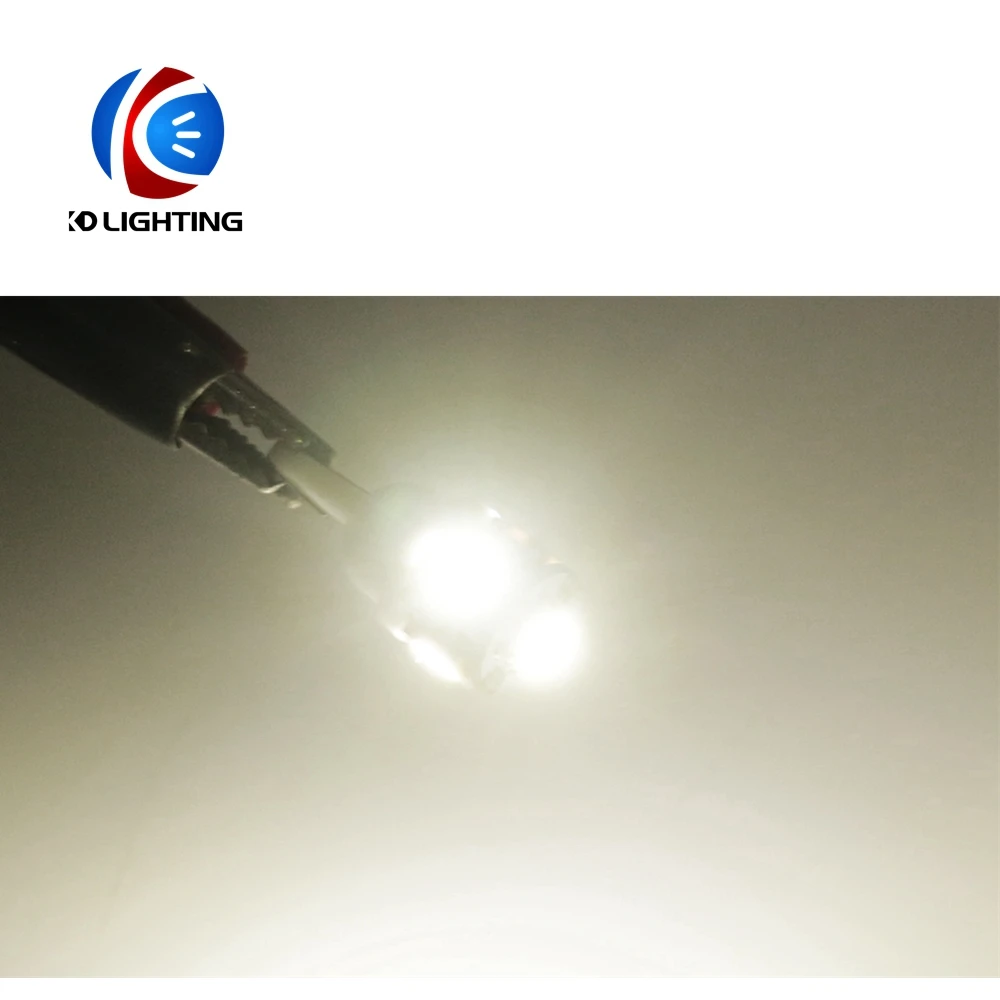 Супер белый 2 шт. DC12V T10 светодиодный W5W 5050 5SMD 194 168 Белый клиновидный для салона