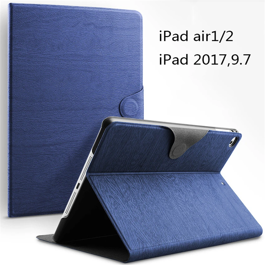 Simple Leather Ultra thin Cases For Ipad Air 1 2 9.7 Business Stand Cover With Automatic Sleep