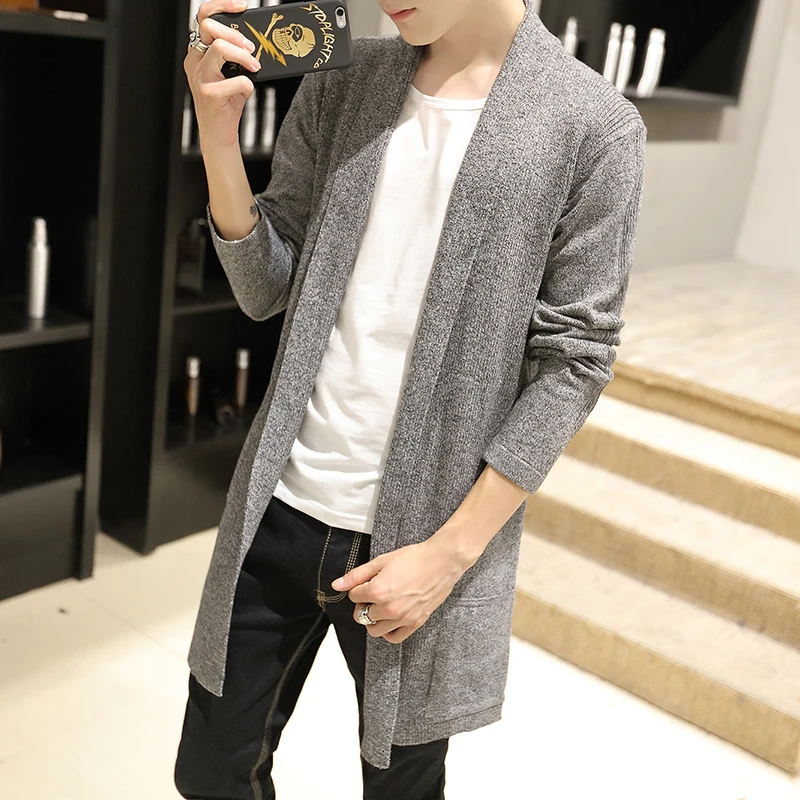 Popular Black Cardigan For Men-Buy Cheap Black Cardigan For Men 2016 Men Sweater Black Wool Knitted Long Cardigans Bape Men Slim Fit Cashmere Coats Winter Christmas - Popular Black Cardigan For Men-Buy Cheap Black Cardigan For Men