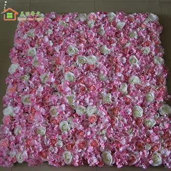 

sweet new home Artificial silk flower wall wedding background lawn/pillar road lead fake flower market decoration 10pcs/lot