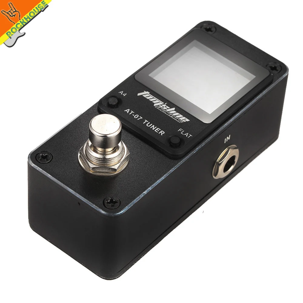 AT07 Guitar Pedal Tuner Bass Tuner Guitarra Effects Pedal Tuner