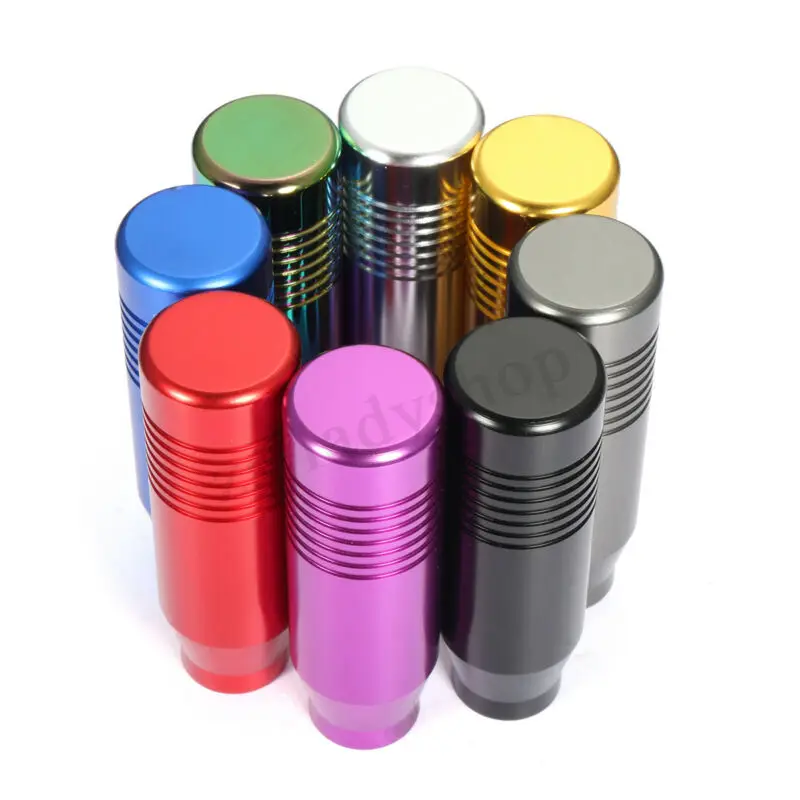 Gear Lever Shift Shifter Car Manual Auto Universal Knob Stick Aluminum 