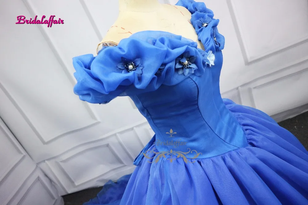 Роскошные пышное свадебное платье Золушки синего цвета бальное, свадебное платье мусульманское свадебное платье Свадебное платье vestido de noiva
