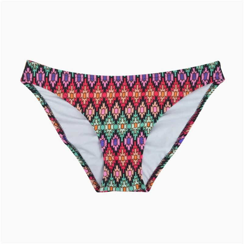 Женский Бразильский бикини, нижняя часть для девочек, маленький сексуальный дерзкий с низкой талией,, летний купальный костюм с принтом, шорты, женские пляжные плавки, B602 - Цвет: B602P