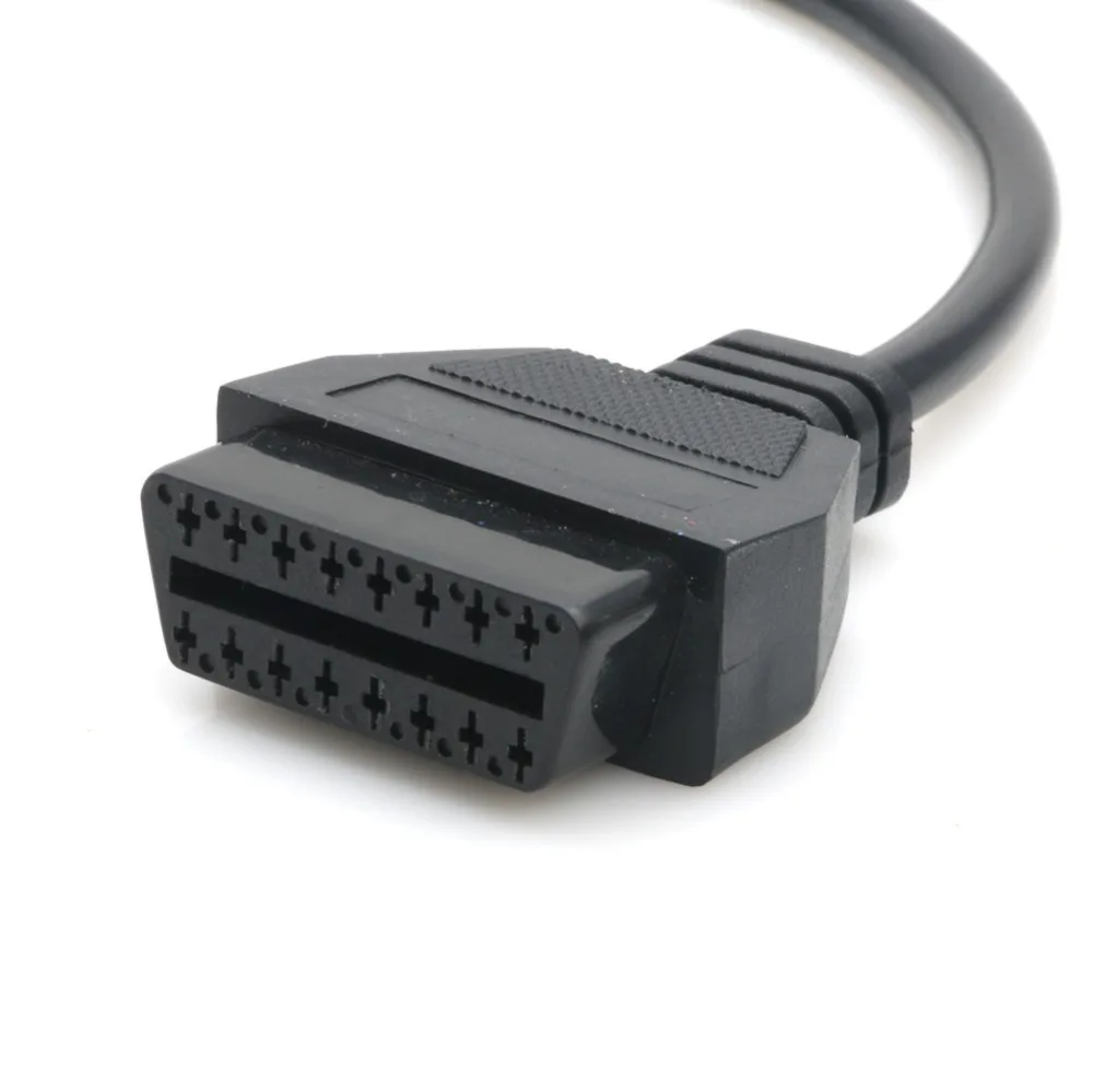 Горячая Новинка 1 шт. 17 Pin к 16 Кабель OBDII OBD2 кабель диагностический Соединительный