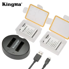 KingMa EN-EL12 ENEL12 RU EL12 Батарея+ Dual USB Зарядное устройство для Nikon Камера Coolpix S9900 S9700 AW120 S9500 AW110 AW100 S70 S9700s