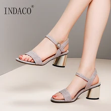 Shoes Women Sandals High Heels Sandals Women Thick Heel Shoes New Bling Thick Heel Ladies Sandals Open Toe High Heels 40 41 42 Shoes Women Sandals High Heels Sandals Women Thick Heel Shoes New Bling Thick Heel Ladies Sandals Open Toe High Heels 40 41 42