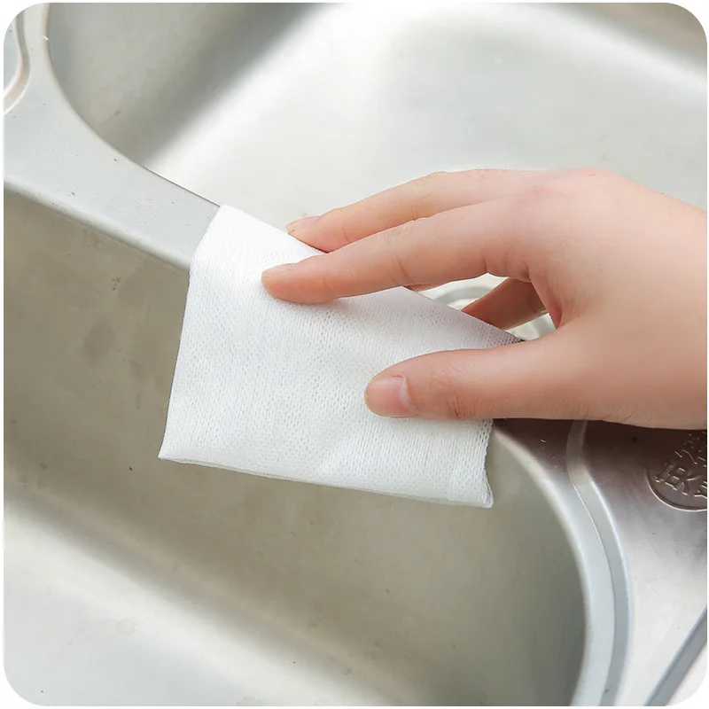 50 шт. одноразовые тряпки для чистки кухонных салфеток одноразовые тряпки для мытья посуды для ванной комнаты кухонное полотенце