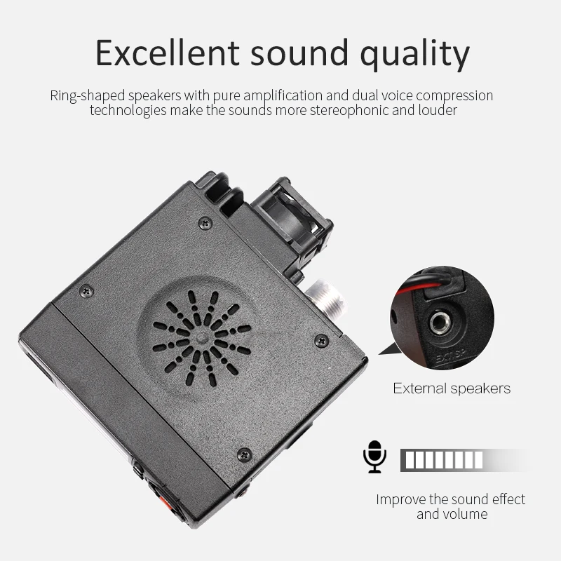 Zastone Walkie Talkie VHF UHF Mini Radio HF Transceiver Two Way CB Ham Radio For Hunting Radio Station Antenna Speaker Set Zastone Walkie Talkie VHF UHF Mini Radio HF Transceiver Two Way CB Ham Radio For Hunting Radio Station Antenna Speaker Set