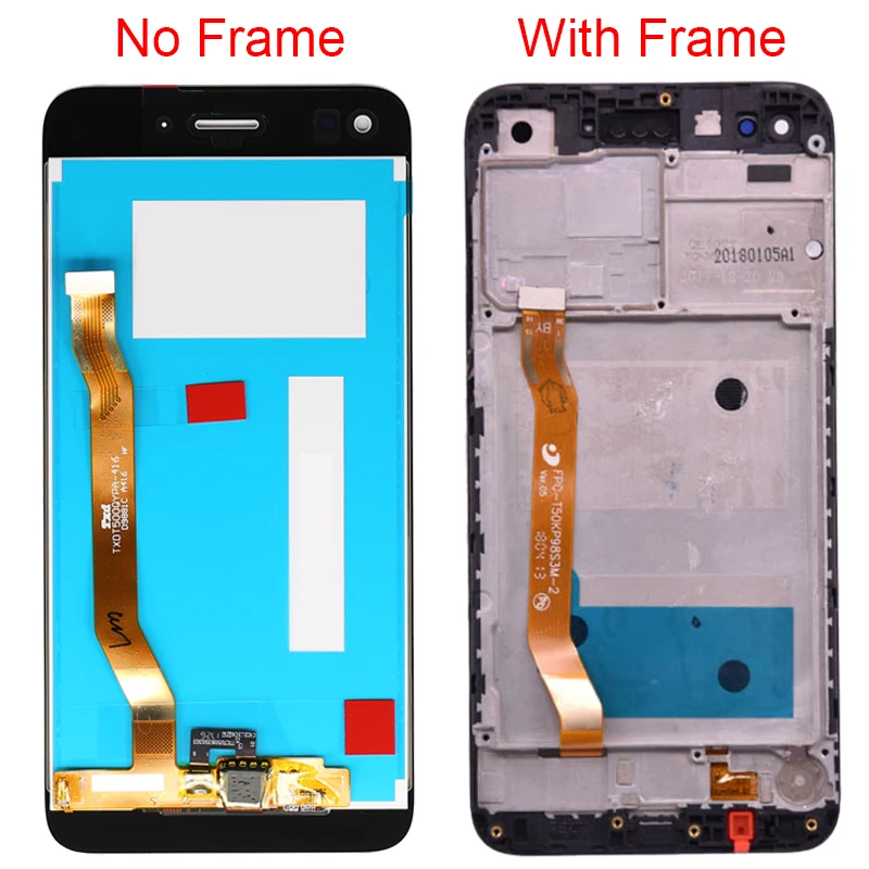 Y6 Pro ЖК-дисплей для huawei P9 Lite Mini ЖК-дисплей сенсорный экран с рамкой дигитайзер сборка для huawei Y6 Pro дисплей