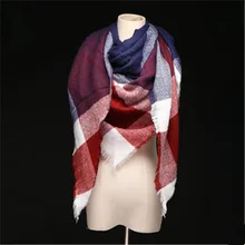 Зимний модный дизайнерский кашемировый треугольный шарф Женская шаль акриловый Кейп одеяло плед платок Прямая поставка