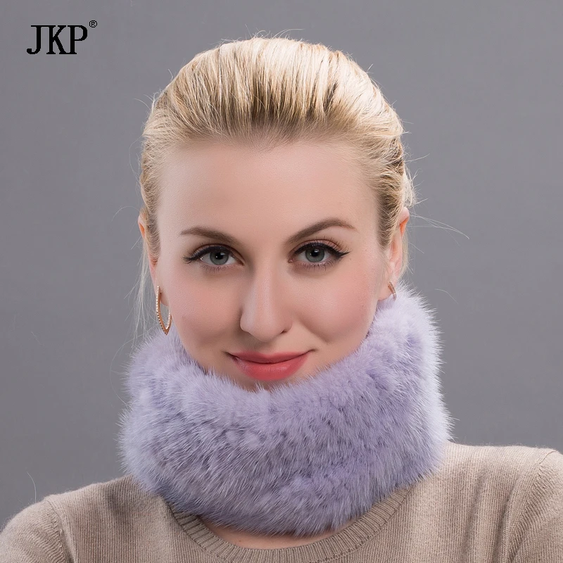 Новинка 2020 качественный зимний новый норковый шарф Женский стандартный вязаный