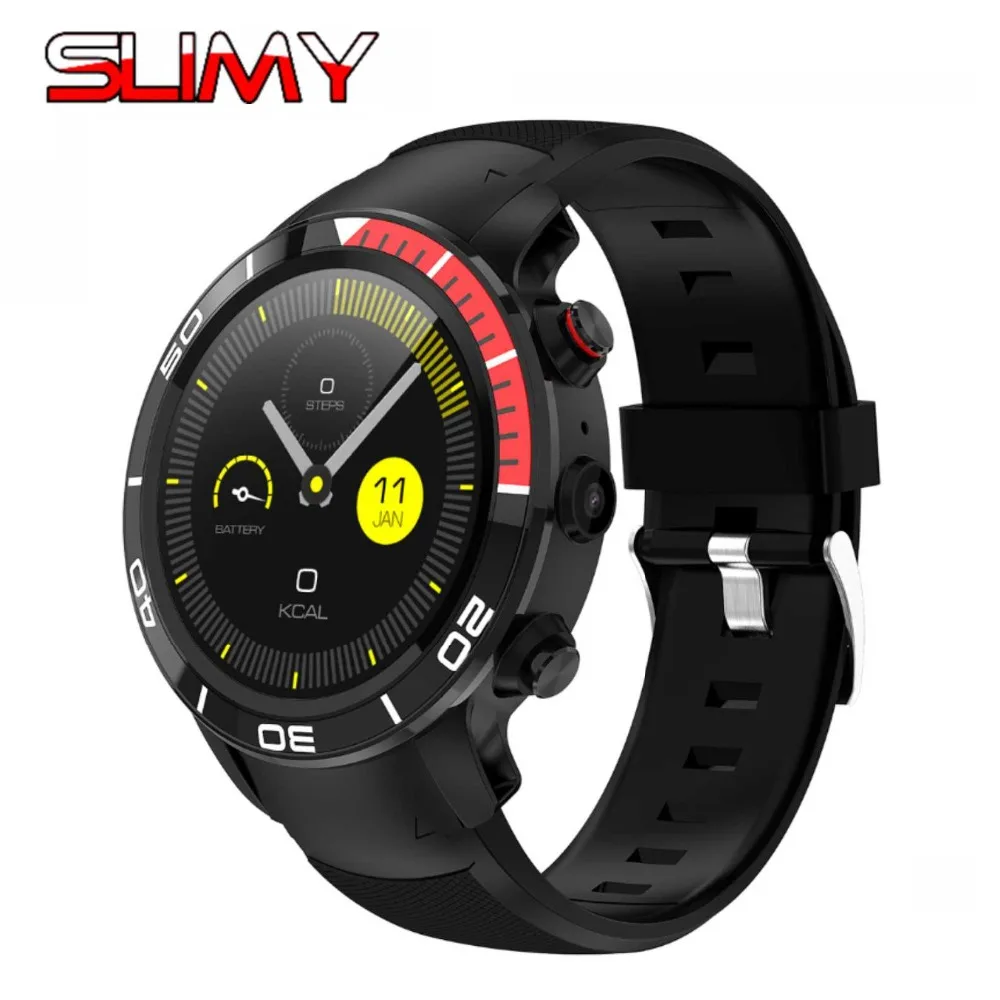 

Slimy H8 Smart Watch Android 7.1 OS MTK6739 Quad Core 1.28GHz 1GB 16GB IP68 Waterproof Smartwatch Support Swimming Smartwatch