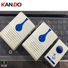 5011 дверной звонок с 1 излучателем 1 приемник с батареей 23A 12 в приемник питания от АА батареи беспроводной дверной звонок