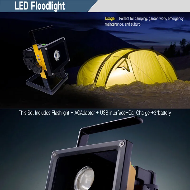 XM-L2 Светодиодный прожектор Водонепроницаемый уличная лампа для кемпинга, работы, аварийной ситуации, рыбалки
