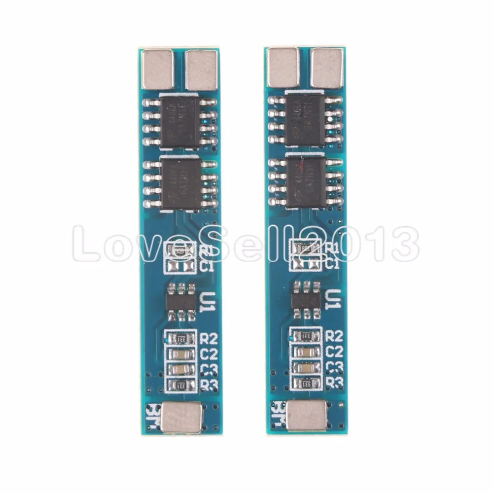 Защитная плата для литий ионных батарей 2 шт. 2S 5A BMS PCM аккумуляторов 7 4 В 8 18650