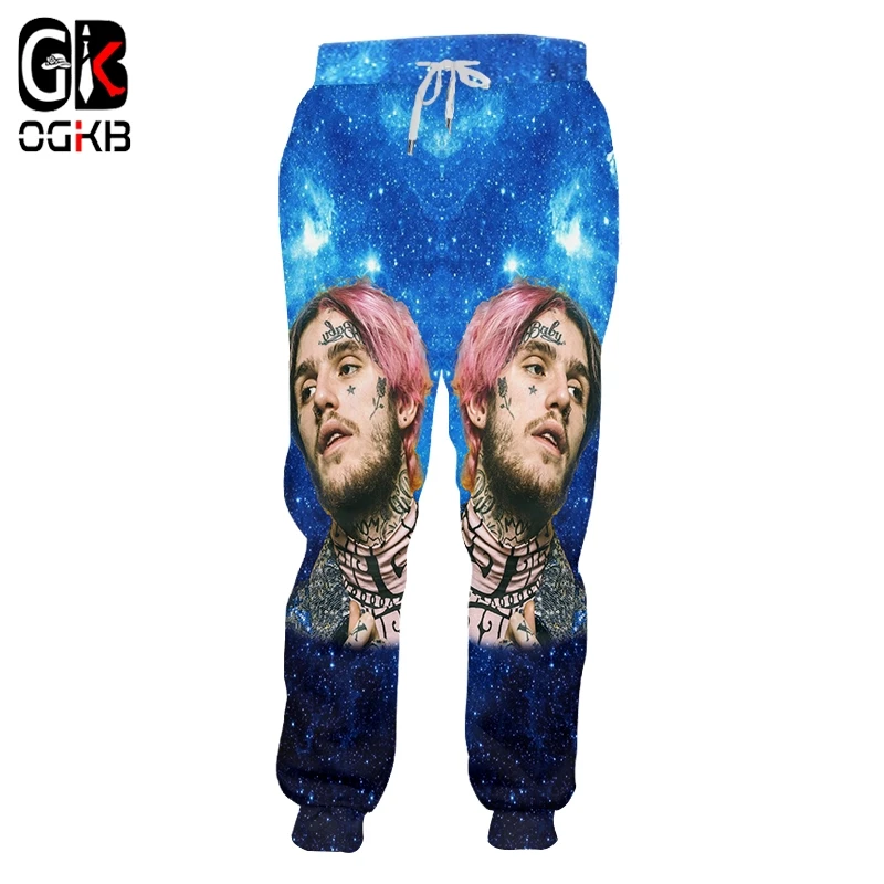 OGKB 2019 lil peep 3D принт спортивные брюки Harajuku для женщин/мужчин хит хоп 5XL продажа