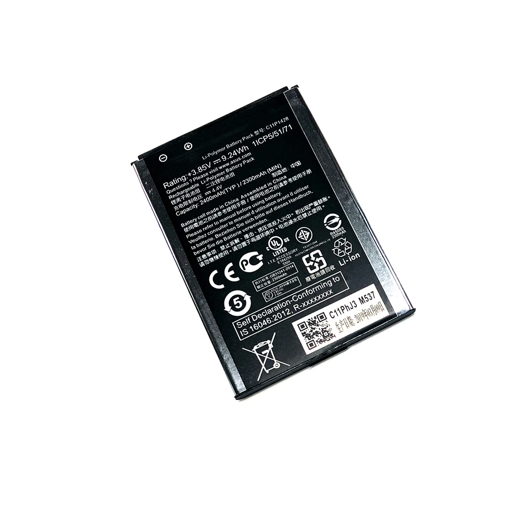 

High Capacity C11P1428 Battery For ASUS ZenFone2 Laser 5" ZE500KL ZE500KG Z00ED 2400mAh