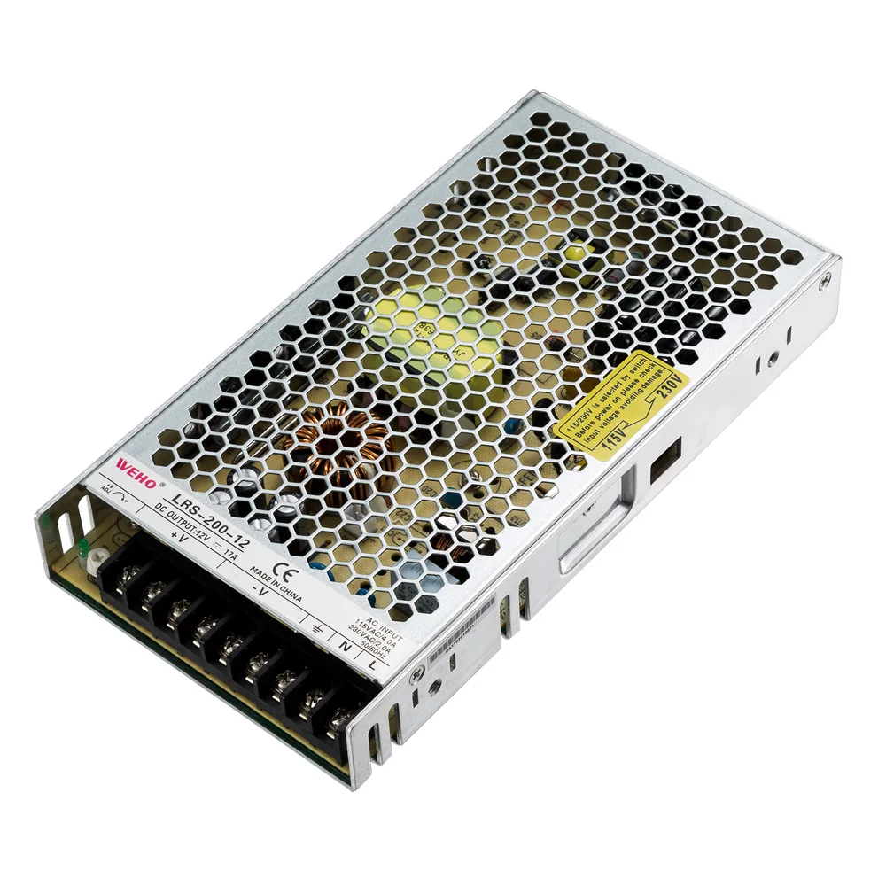 (LRS 200 24)LRS 24 ac to dc 200w 24v ультратонкий источник питания с одним выходом|ac dc|24v supplysupply |