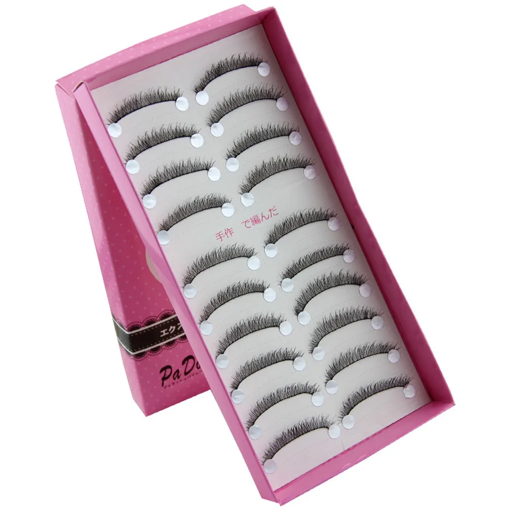 

Eyelashes 10Pair Eye Lashes Extension Fashion False Eyelashes Eyelash Make Up Hand Made Thick Long Fakes Eyelash 2019 Jan23
