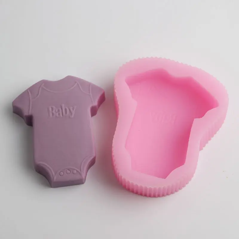 

baby shirt silicone soap mold DIY manual Bath Salt Baking Cake Molding Tool Handmade Soap Making Silicone Mould