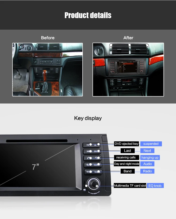Clearance Eunavi single 1 Din 7 inch Car DVD player for BMW E39 E53 X5 E38 Car dvd gps with GPS Navigation car radio stereo audio video 1 Clearance Eunavi single 1 Din 7 inch Car DVD player for BMW E39 E53 X5 E38 Car dvd gps with GPS Navigation car radio stereo audio video 1