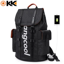 

TC709 Korean Style Student Men Backpack Schoolbag Large Capacity Waterproof USB Charging Travel Backpack Laptop 17.3 inches Bag
