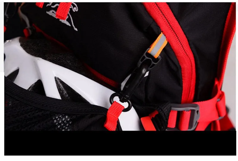 18L Waterproof Breathable Bicycle Backpack Outdoor Sports Riding Travel Mountaineering Hydration Water Bag with Rain Cover (32)
