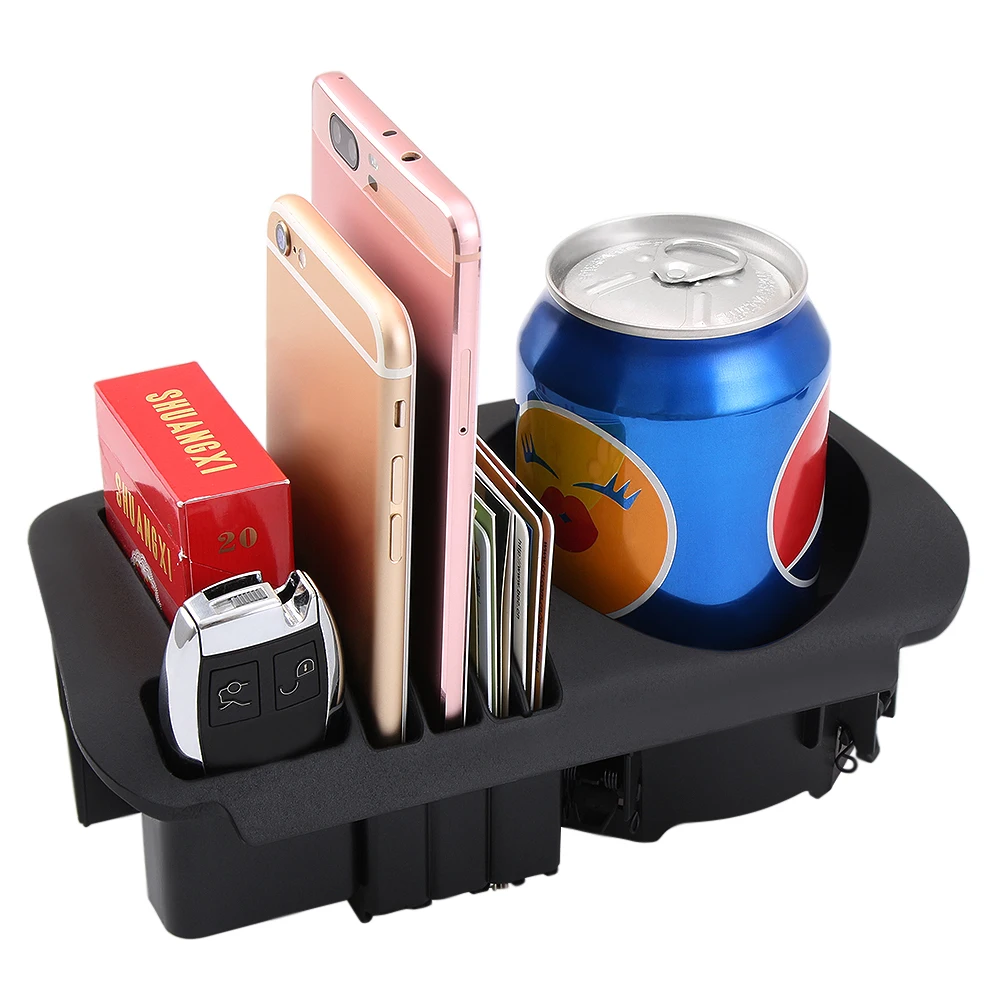 

VCiiC Car central storage box cup holder For Mercedes Benz C class W205 GLC Class X253 E Class W213 Accessories