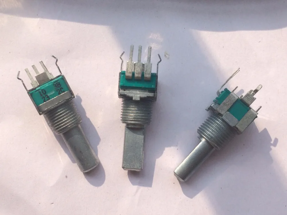 Потенциометр uniton для ALPS RK 09 одноточечный с средней точкой 20 мм 10 шт./набор|b10k