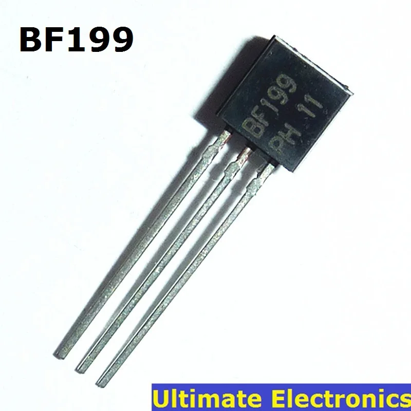 10pcs BF199 RF moyenne fréquence négative positive negative Transistor TO-92 
